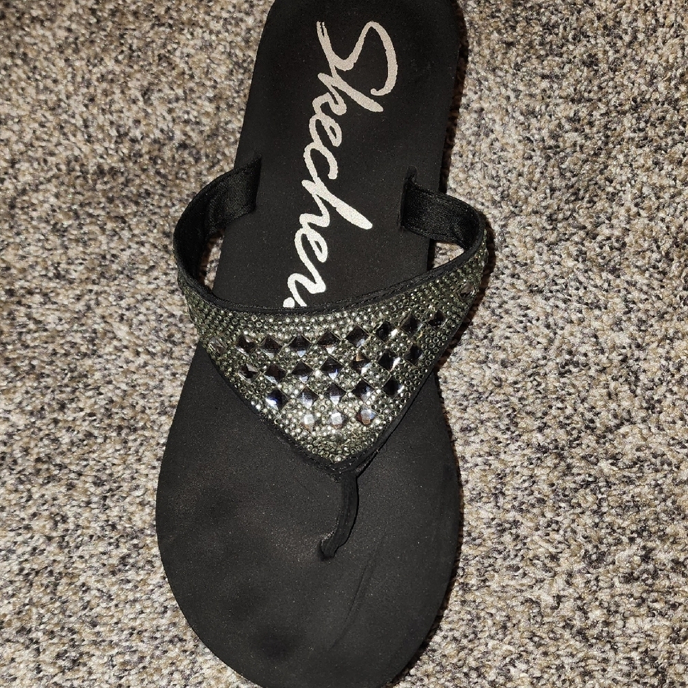 Skechers Black Women's Sandals